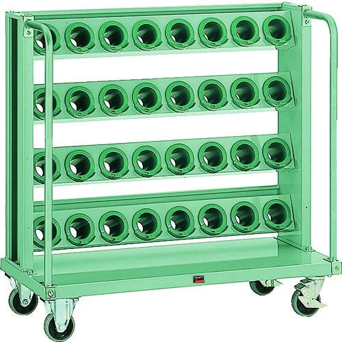 (送料別途)(直送品)TRUSCO ツーリングワゴン BT・NT40兼用 40個収納 ロック付 ホワイト色 VTLW-410-AW