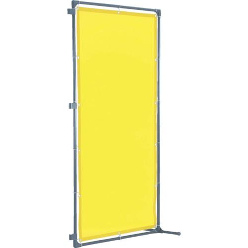 (運賃見積り)(直送品)TRUSCO 溶接遮光フェンス 1015型接続 固定足 深緑 YF1015SK-DG