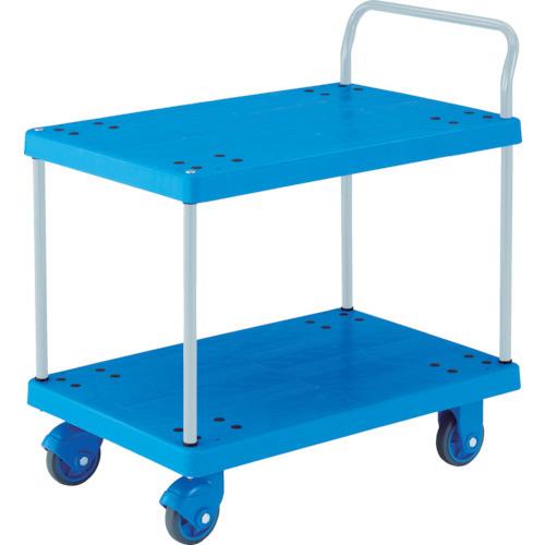 (直送品)TRUSCO 樹脂台車 グランカート サイレント 2段片袖 900X605 TP-X904