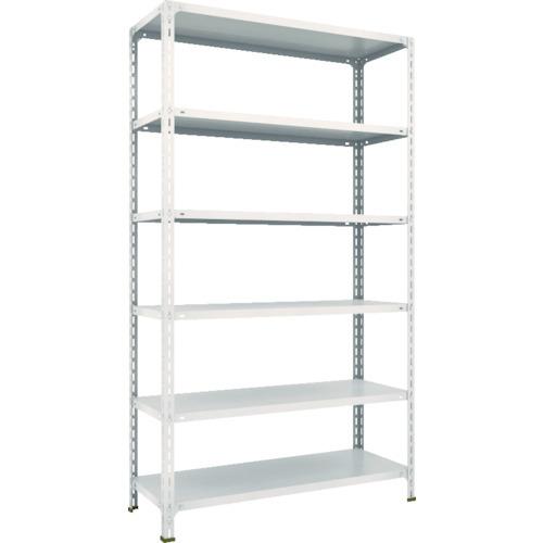(送料別途)(直送品)TRUSCO スチールラック 軽量棚開放型 W1200XD450XH2100 6段 ネオグレー 74X-16:NG
