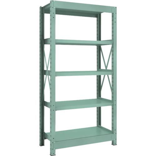 (送料別途)(直送品)TRUSCO 中量ボルト式棚 R3型 W900×D450×H1800 5段 単体 R3-6355