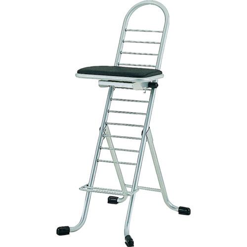 (運賃見積り)(直送品)セイコー プロワークチェア 銀 PW-500:SV