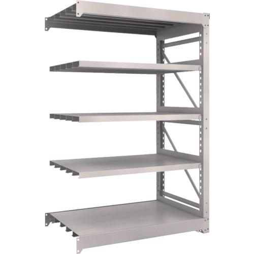 (送料別途)(直送品)TRUSCO スチール製重量ボルト式棚 M10型 W1200×D760×H1815 5段 連結 ネオグレー M10-6475B:NG