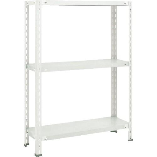 (送料別途)(直送品)TRUSCO スチールラック 軽量棚 中棚ボルトレス型 875X450X1200 3段 ネオグレー L43X-13:NG