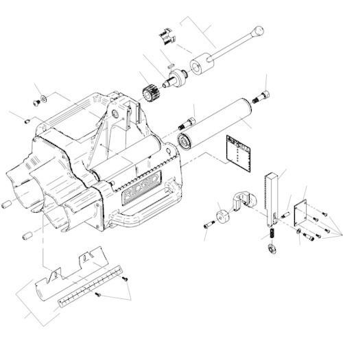 RIDGID 高速管端処理機用パーツ ローラー F/122J 94902