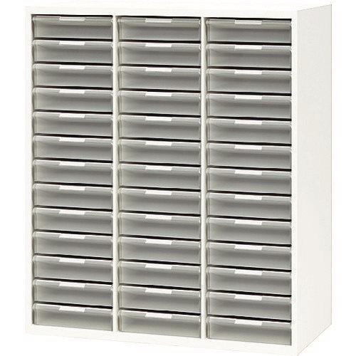 (運賃見積り)(直送品)ナイキ トレー書庫 899×450×1050 CW-0911BLL-W