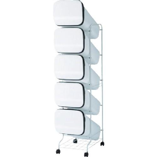 (運賃見積り)(直送品)リス スムーススタンドダストボックス5Pホワイト GBBH005