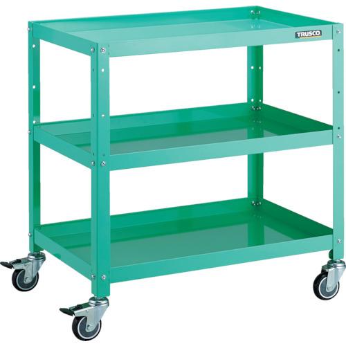 (送料別途)(直送品)TRUSCO ツールワゴン ラビットワゴン 700X450 ウレタン車輪 ヤンググリーン RBW-773U YG