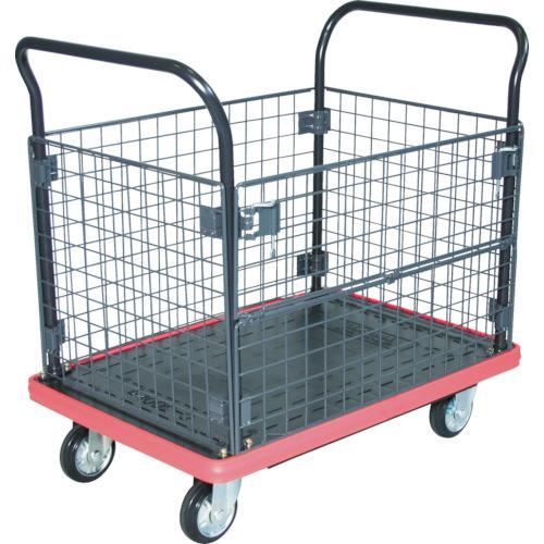 (直送品)TRUSCO MKP樹脂製台車 金網付 906×616 MKP-307