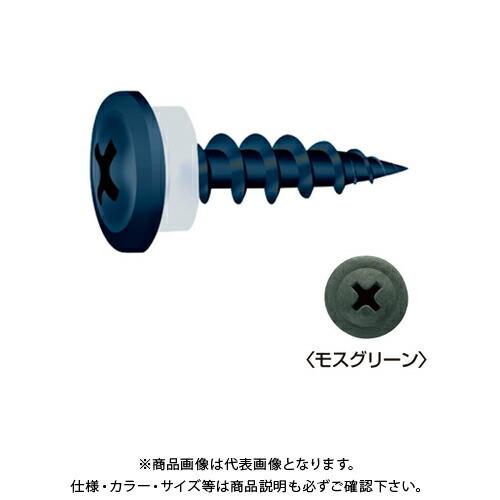 ヤマヒロ ワンダーカラービス モドトラス ラスパートカラー サンプレーンパッキン付 4.5×18 (モスグリーン) (500本×10箱入) WC18-MG