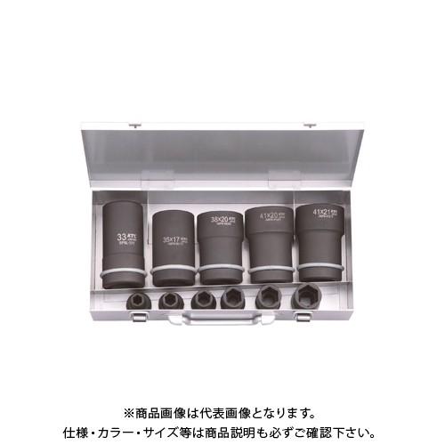 KTC 25.4sq.インパクトレンチ用ホイールナットコンビソケットセット ATBP811TP｜jb-tool