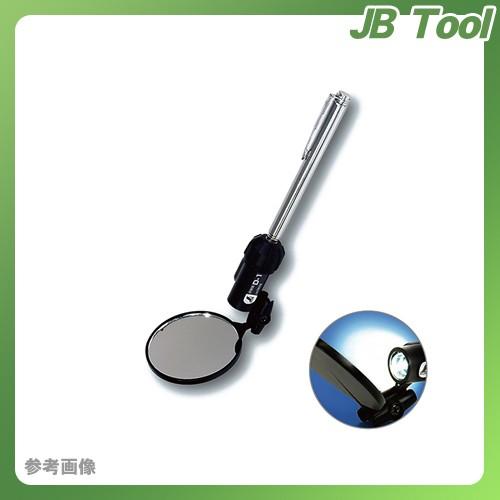 シンワ測定 点検鏡 D-1丸型 直径60mm ライト付 74155｜jb-tool