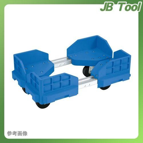 送料別途 直送品 サカエ SAKAE 伸縮式樹脂台車 SCR-5430RB