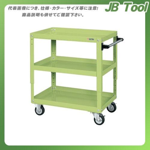 (直送品)サカエ スーパーワゴン TEKR-400 サカエ スーパーワゴン 高さ調整 TEKR-400 幅750×奥行500×高