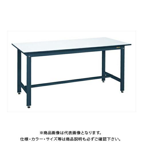 (運賃見積り)(直送品)サカエ SAKAE 軽量作業台KHタイプ(ポリエステル天板) W1500×D600×H800 ダークグレー KH-58PD