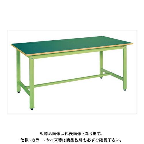 (運賃見積り)(直送品)サカエ SAKAE 軽量作業台KHタイプ(サカエリューム天板) W1200×D600×H800 グリーン KH-48F