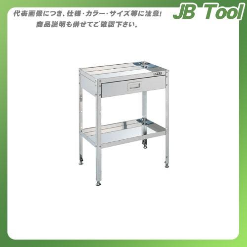 (直送品)サカエ ステンレススペシャルワゴン(固定式・引出し付) SBN4-12SU