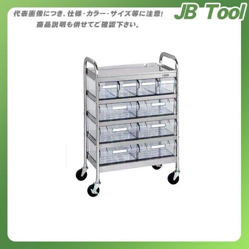 (直送品)サカエ CSワゴン透明ボックス付 CSD 46RSU :ske 84264:JB Tool