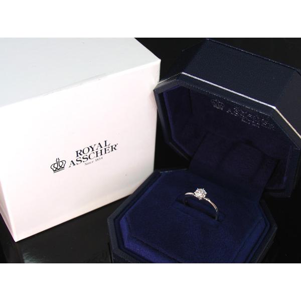 ☆じゅえりぃばんく☆ ロイヤルアッシャー ROYAL ASSCHER ロイヤルの称号を持つ D0.50ctct E/VS1 ！ ＰＴ ダイヤ リング【鑑定書付】｜jbank｜07