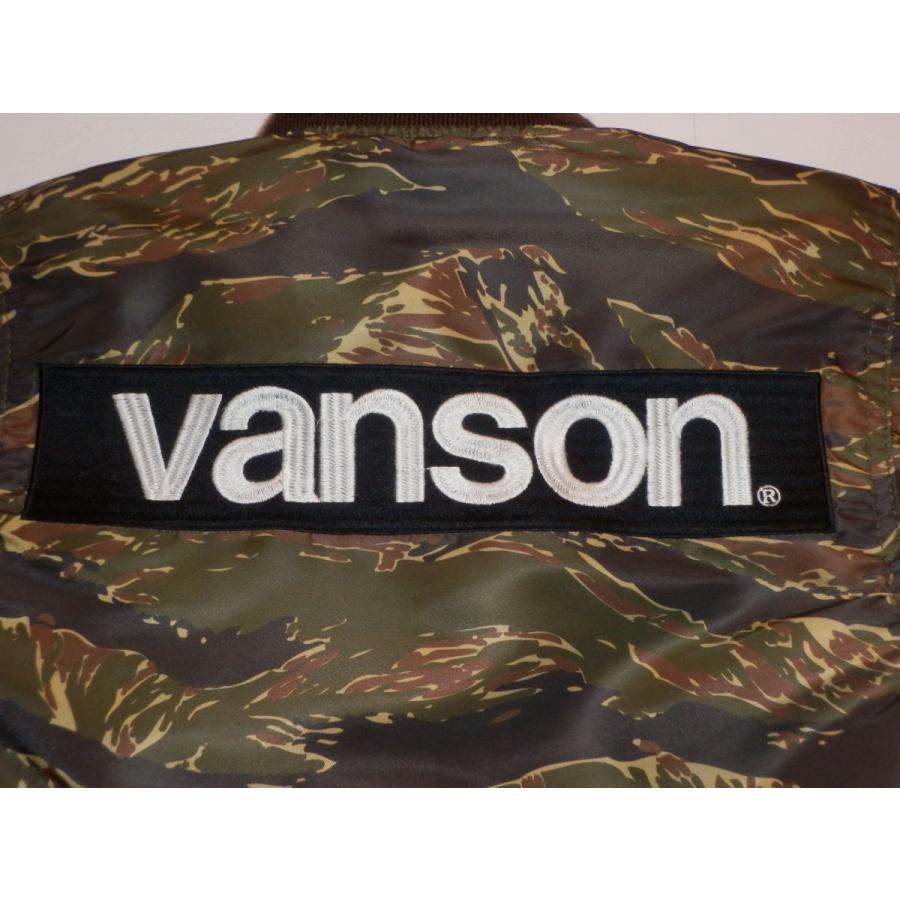 VANSON リバーシブルMA-1 フライトジャケット nvjk-801-black : J.B.