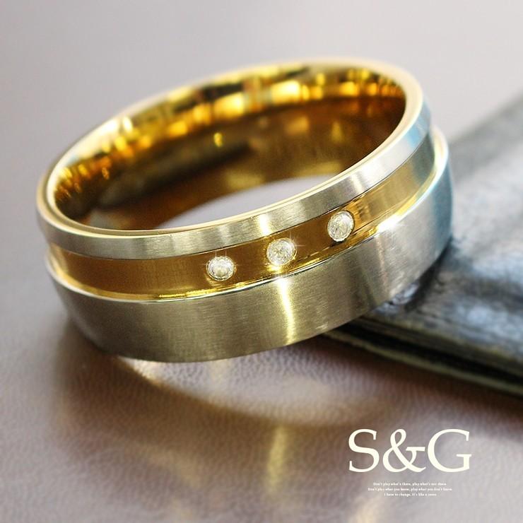 CHILL FACTOR コックリング S&G メタルリング 金属製 059 メンズ アクセサリー | 