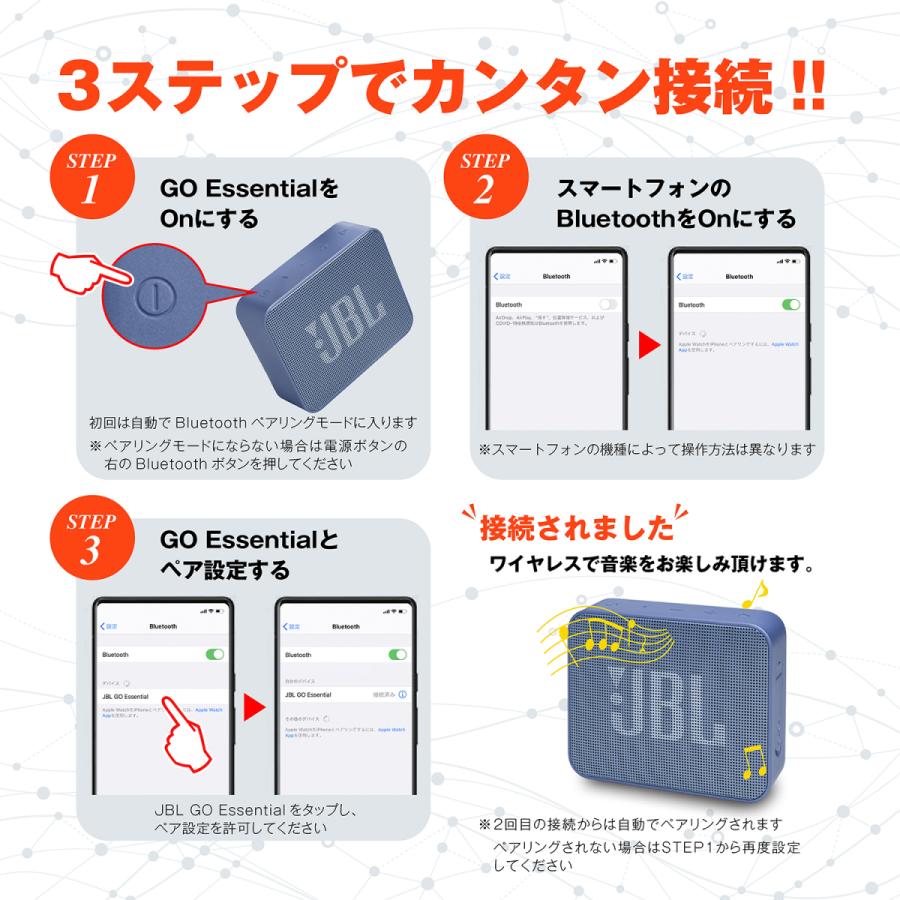 最も優遇 Jbl Bluetooth スピーカー Go Essential ポータブルスピーカー ブルートゥース 防水 アウトドア かわいい おしゃれ 浴室 お風呂 ギフト3 300円 Aynaelda Com