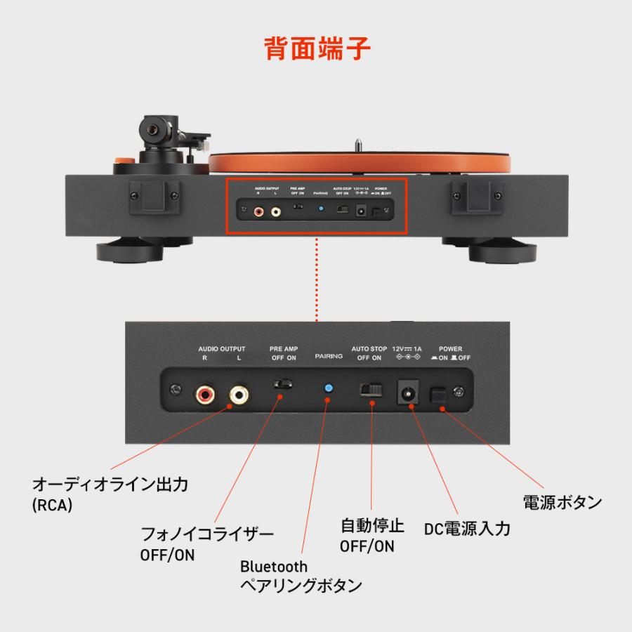 JBL（ジェイビーエル） ターンテーブル JBL SPINNER BT BLACK 限定