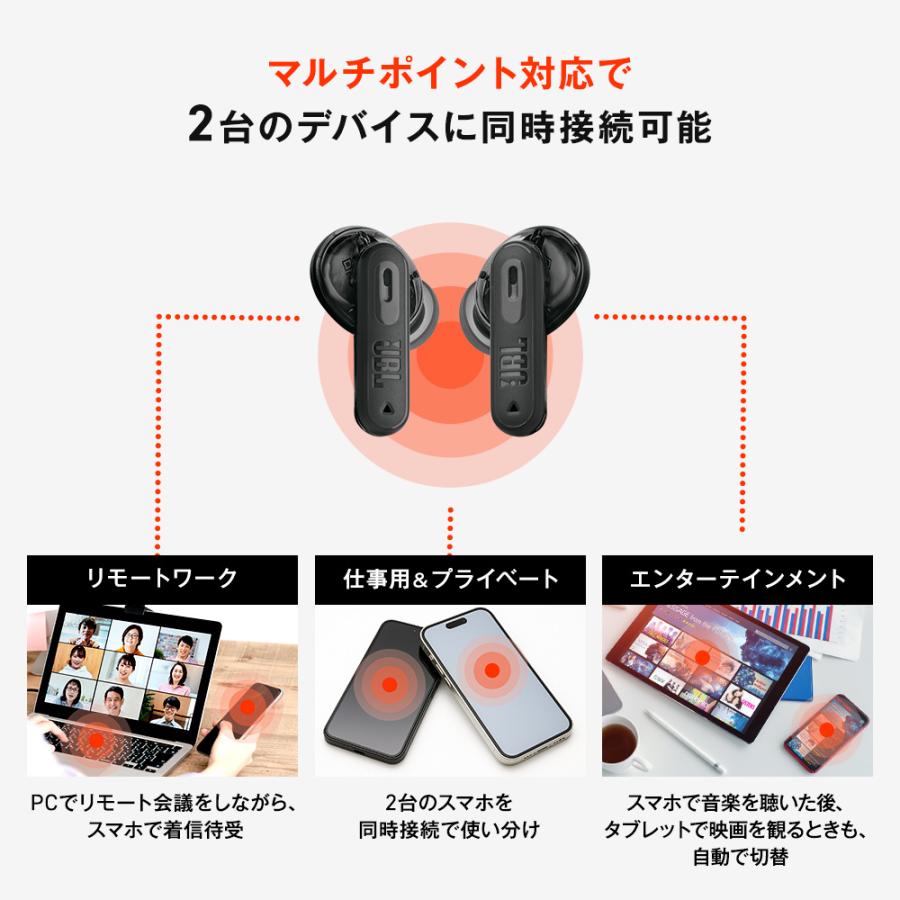 JBL イヤホン 完全ワイヤレス JBL公式限定 TUNE BEAM2 GHOST