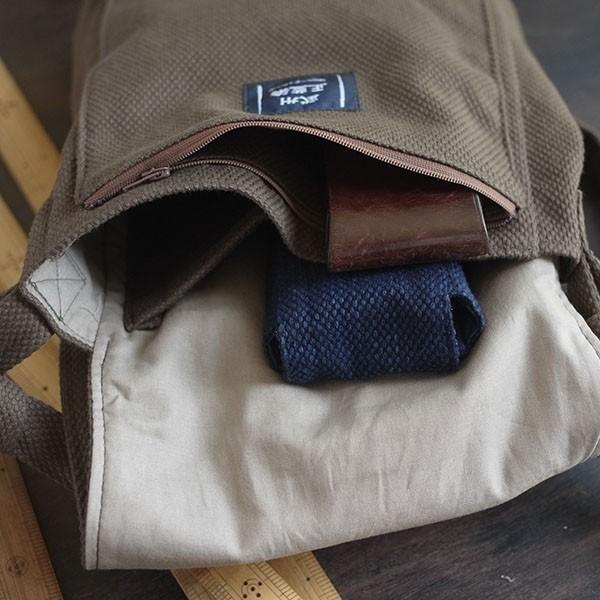 父の日ギフト 武州草木染 刺子織り頭陀袋 縦型 ウォッシュ加工 ギフト仕様・無料 |  | 02