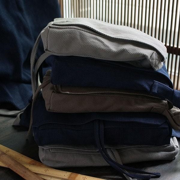 父の日ギフト 武州草木染 刺子織り頭陀袋 縦型 ウォッシュ加工 ギフト仕様・無料 |  | 05