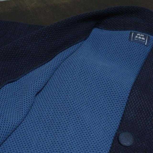 藍染半纏フード付長コート￼ 楽天市場】藍染め 刺子 半纏コート 裏地：あさぎ色 綿100