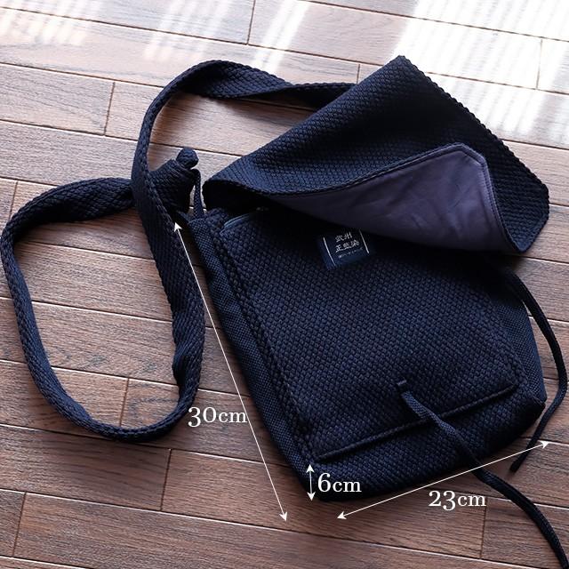 父の日ギフト ショルダーバッグ 縦型 頭陀袋 ずだぶくろ メンズ 日本製