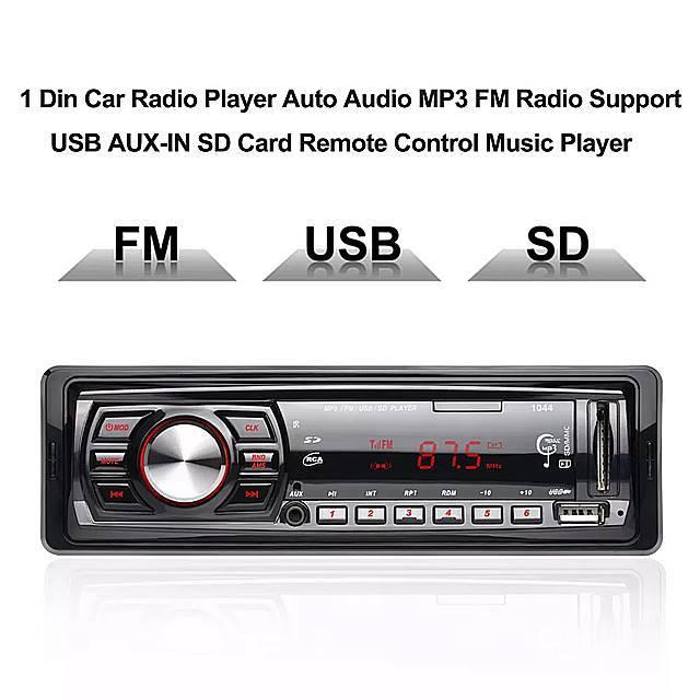 車 のmp3プレーヤーfm変調器チューナーusb Aux In Sd カー ドリモコン音楽プレーヤーaudi Ford用1 Din 品質が