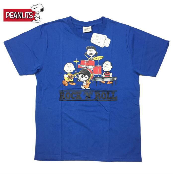 SNOOPY（スヌーピー） 正規品 ピーナッツ Tシャツ ロックンロールT