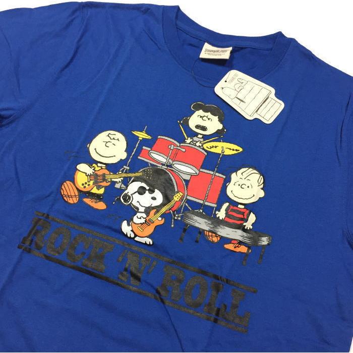 SNOOPY（スヌーピー） 正規品 ピーナッツ Tシャツ ロックンロールT