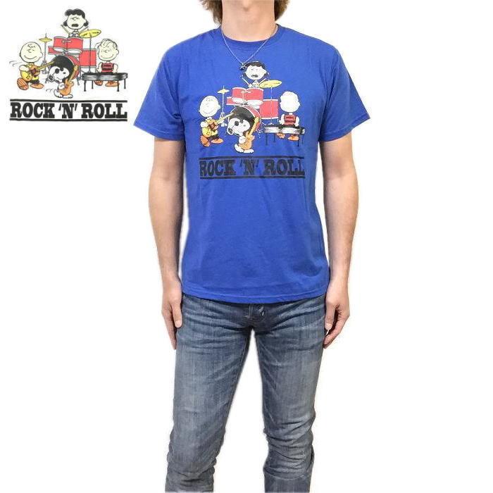 SNOOPY（スヌーピー） 正規品 ピーナッツ Tシャツ ロックンロールT