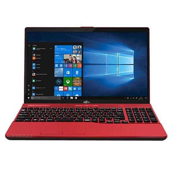 新品 富士通 FMVA45B3R ノートパソコン FMV LIFEBOOK AH45/B3 [Core i3 7130U/メモリ 4GB