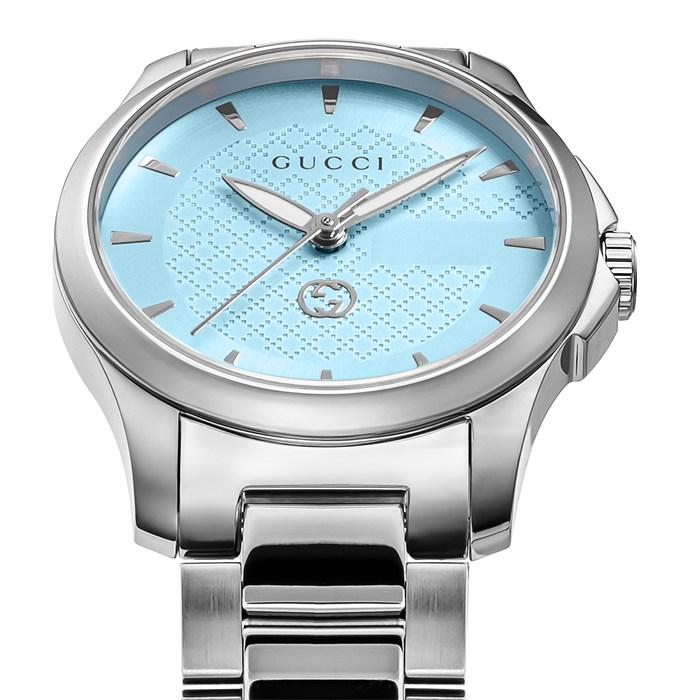 GUCCI（グッチ） 腕時計 Gタイムレス YA1265051 ターコイズブルー文字
