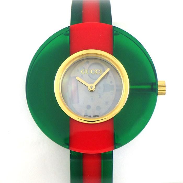 GUCCI（グッチ） 腕時計 ヴィンテージウェブ 143.4/YA143403 グリーン