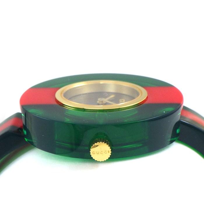 GUCCI（グッチ） 腕時計 ヴィンテージウェブ 143.4/YA143403 グリーン