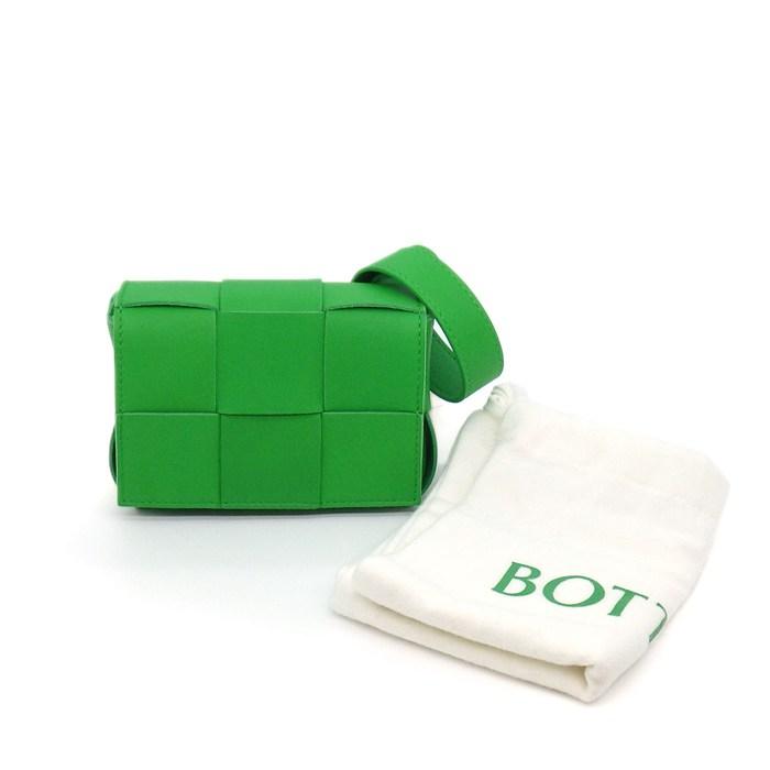 ボッテガ・ヴェネタ BOTTEGA VENETA ショルダーバッグ キャンディ カセット 666688 VMAY1 3722 パラキート レザー ゴーの画像