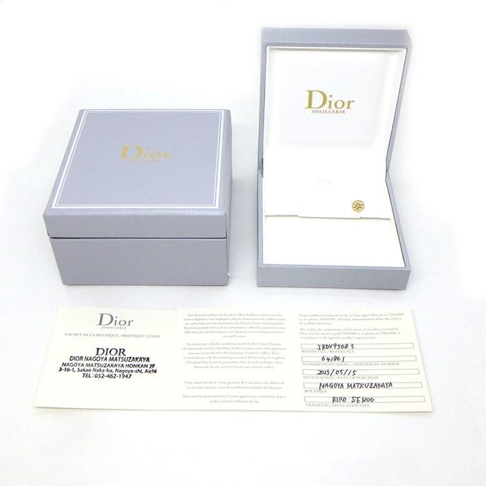 クリスチャンディオール Christian Dior ピアス ローズデヴァン スモール JRDV95083_0000 スター サークル ラウンド 1ポの画像