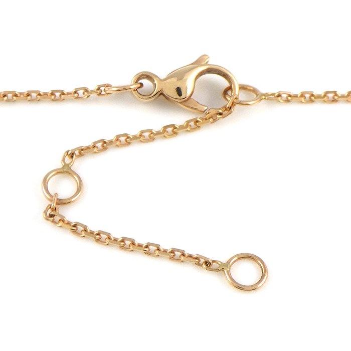 ショーメ Chaumet ネックレス ビーマイラブ ハニカム 1ポイント レッド ストーン K18PGの画像
