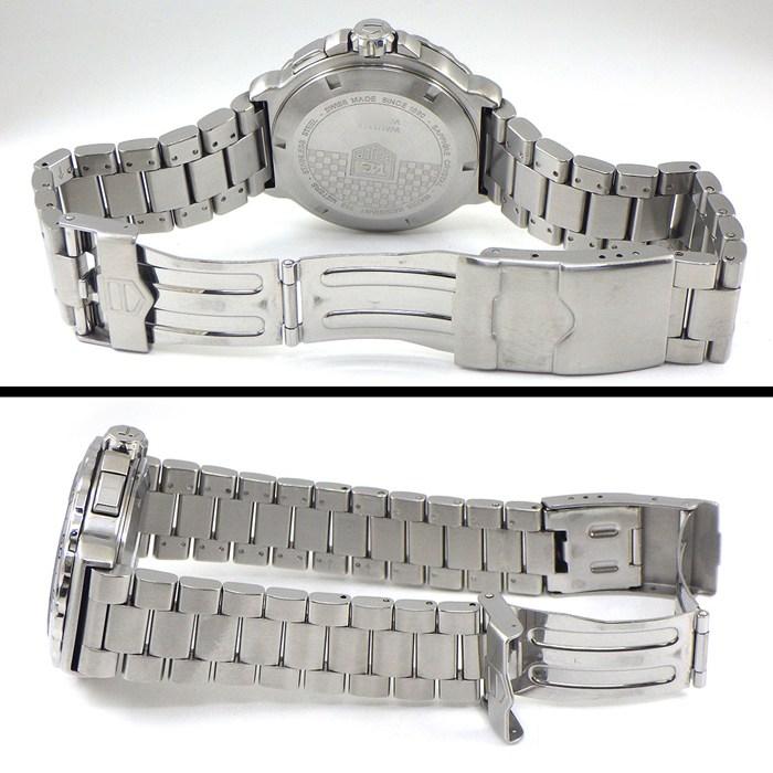 タグ・ホイヤー TAG Heuer 腕時計 フォーミュラー1 WAU111A.BA0858 ブラック文字盤 デイト スモールセコンド アラーム SSの画像