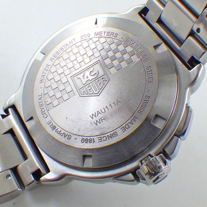 タグ・ホイヤー TAG Heuer 腕時計 フォーミュラー1 WAU111A.BA0858 ブラック文字盤 デイト スモールセコンド アラーム SSの画像