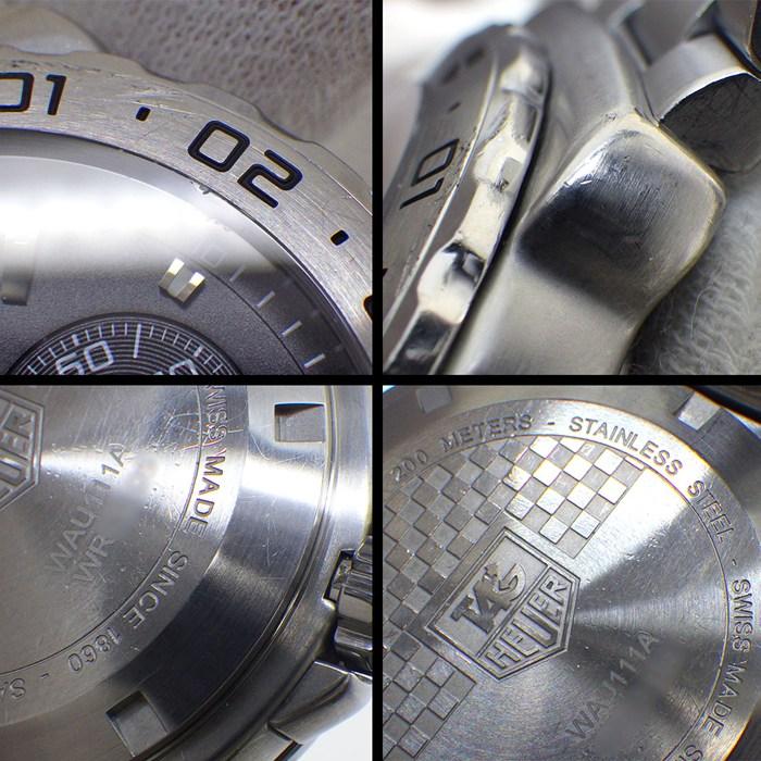 タグ・ホイヤー TAG Heuer 腕時計 フォーミュラー1 WAU111A.BA0858 ブラック文字盤 デイト スモールセコンド アラーム SSの画像