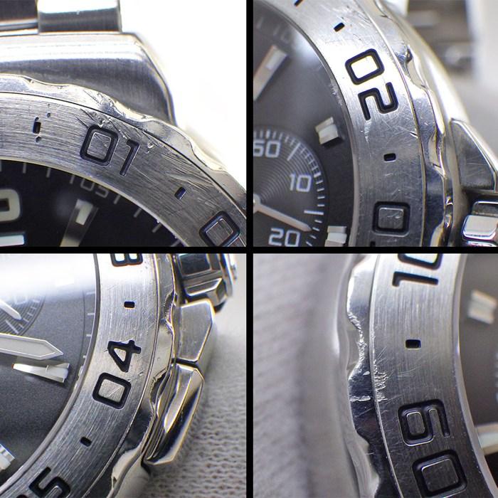 タグ・ホイヤー TAG Heuer 腕時計 フォーミュラー1 WAU111A.BA0858 ブラック文字盤 デイト スモールセコンド アラーム SSの画像