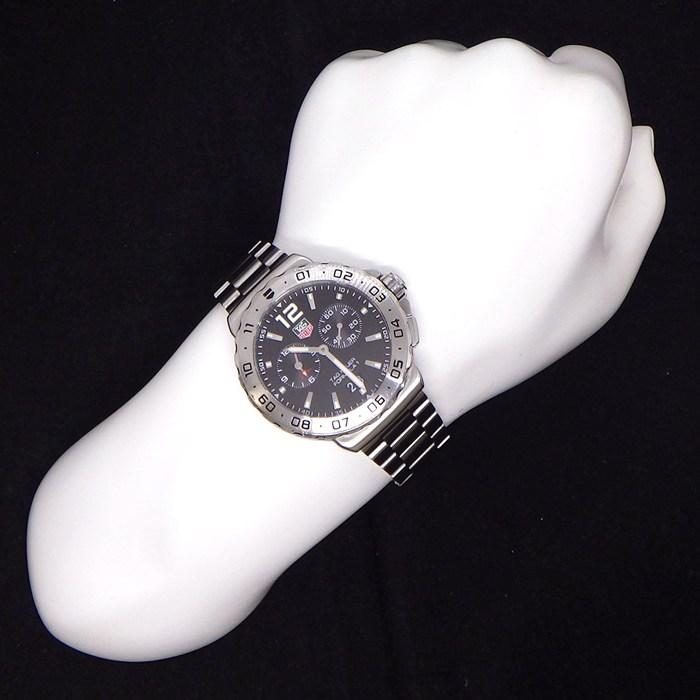タグ・ホイヤー TAG Heuer 腕時計 フォーミュラー1 WAU111A.BA0858 ブラック文字盤 デイト スモールセコンド アラーム SSの画像