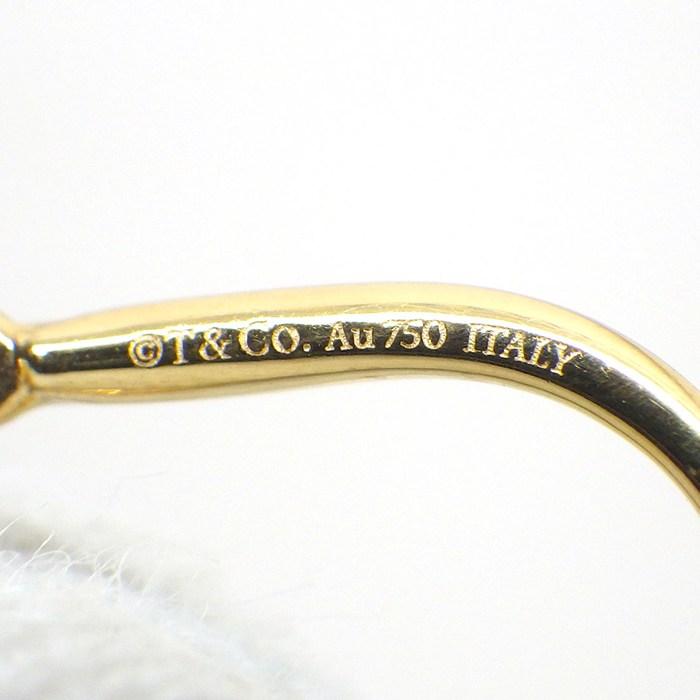 ティファニー Tiffany & Co. フックピアス ハードウェア ボール スウィング ドロップ K18YGの画像