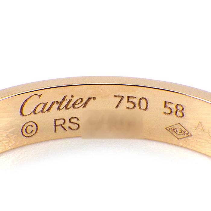 カルティエ Cartier リング ラブ スモールモデル SM B4085258 K18PG 17.5号 / #58の画像